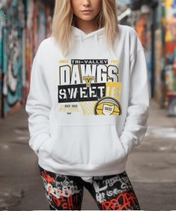 Tri Valley Basketball 2023 2024 Dawgs Sweet 16 Dii Back 2 Back District Champions Shirt