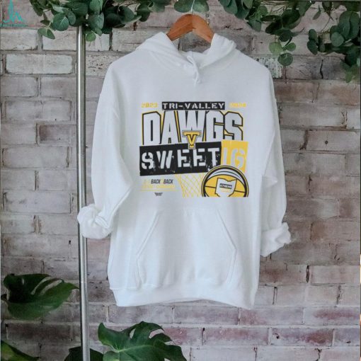 Tri Valley Basketball 2023 2024 Dawgs Sweet 16 Dii Back 2 Back District Champions Shirt