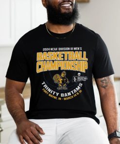 Trinity Bantams 2024 NCAA Division III Men’s Basketball Championship T shirt