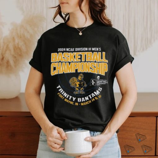 Trinity Bantams 2024 NCAA Division III Men’s Basketball Championship T shirt