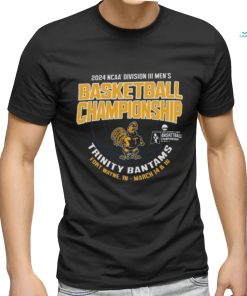 Trinity Bantams 2024 NCAA Division III Men’s Basketball Championship T shirt