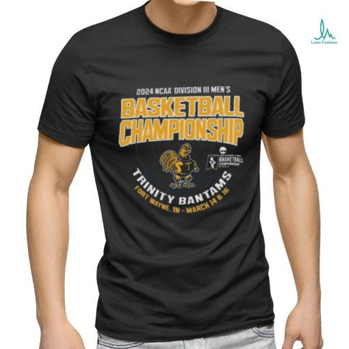 Trinity Bantams 2024 NCAA Division III Men’s Basketball Championship T shirt
