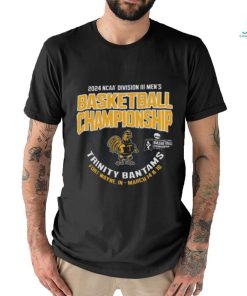 Trinity Bantams 2024 NCAA Division III Men’s Basketball Championship T shirt