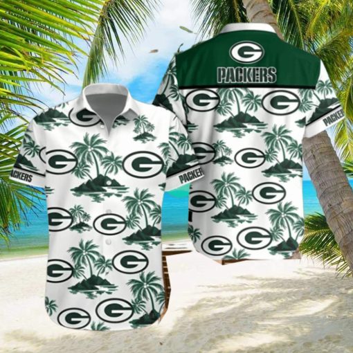 Tropical Coconut Green Bay Packers Hawaiian Shirt