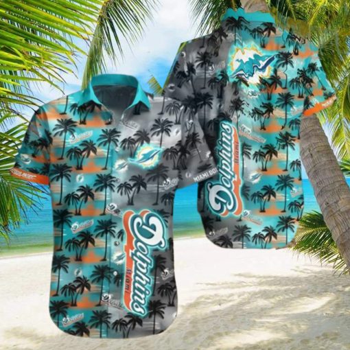 Tropical Coconut NFL Miami Dolphins Hawaiian Shirt