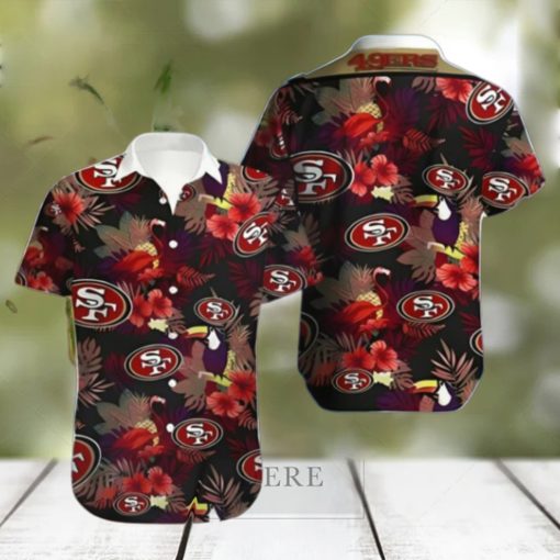 Tropical Flower Aloha San Francisco 49ers Hawaiian Shirt Best NFL Gift