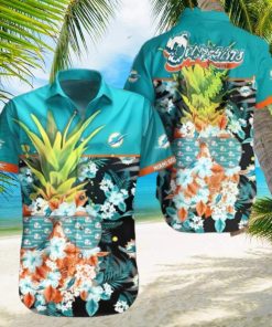 Tropical Flower Miami Dolphins Hawaiian Shirt Gift Aloha Shirt