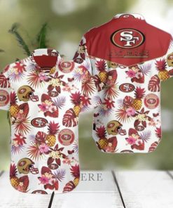 Tropical Plant San Francisco 49ers Hawaiian Shirt Summer Button Up