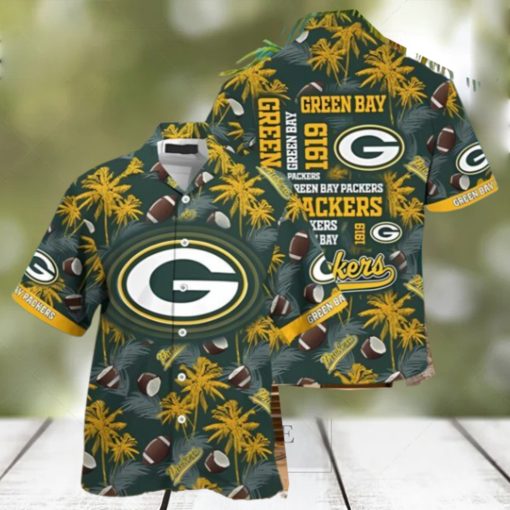 Tropical Summer Green Bay Packers Hawaiian Shirt