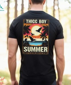 Tropical Thicc Boy Summer with Palm Tree Sunset T Shirt, hoodie, sweater, long sleeve and tank top Tropical Thicc Boy Summer with Palm Tree Sunset T Shirt