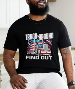 Truck around find out USA flag shirt