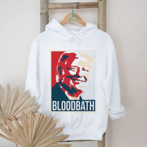 Trump Bloodbath poster shirt