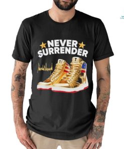 Trump Never Surrender Shoes 2024 Signature shirt