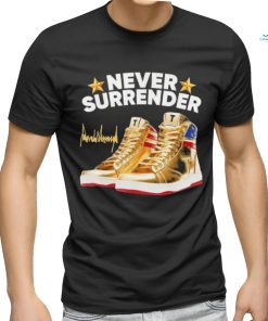 Trump Never Surrender Shoes 2024 Signature shirt