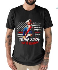 Trump Washington stop the Bloodbath American flag shirt