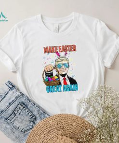 Trump bunny make Easter day great again shirt