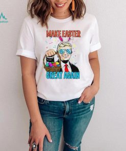 Trump bunny make Easter day great again shirt