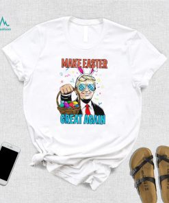 Trump bunny make Easter day great again shirt