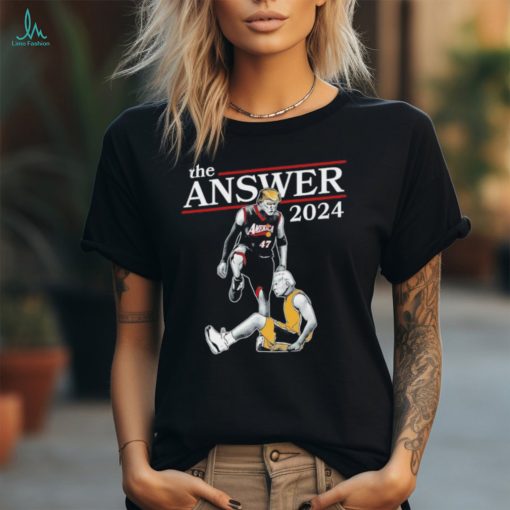 Trump vs Biden The Answer 2024 shirt