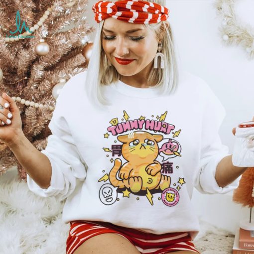 Tummy hurt but I’m being very brave about it shirt