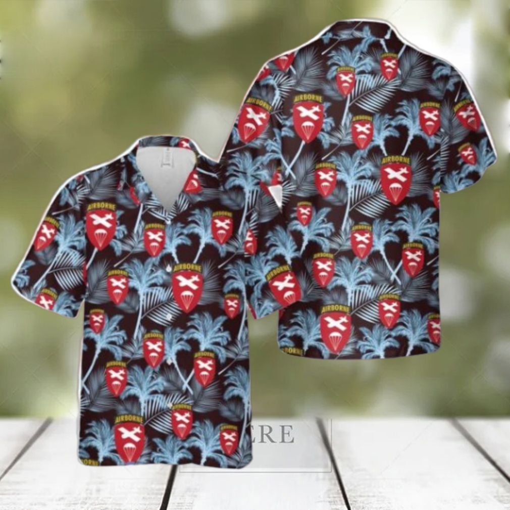 U.S. Army Airborne Command Shoulder Sleeve Insignia (from 1943 1959) Aloha Hawaiian Shirt US Army Beach Shirt Gift U.S. Army Airborne Command Shoulder Sleeve Insignia (from 1943 1959) Aloha Hawaiian Shirt US Army Beach Shirt Gift