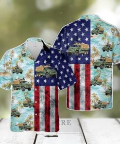 U.S. Army M35A2 Deuce and a Half Aloha Hawaiian Shirt US Army Beach Shirt Gift