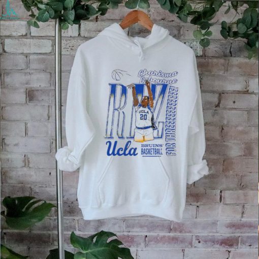 UCLA Bruins Charisma Osborne Riz for three shirt