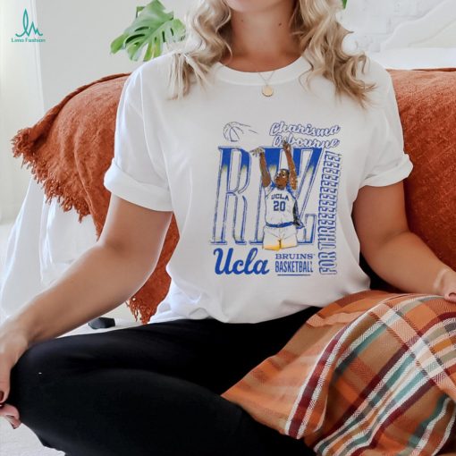 UCLA Bruins Charisma Osborne Riz for three shirt