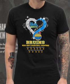 UCLA Bruins basketball let’s go UCLA Bruins NCAA men’s basketball Champions stars heart logo shirt