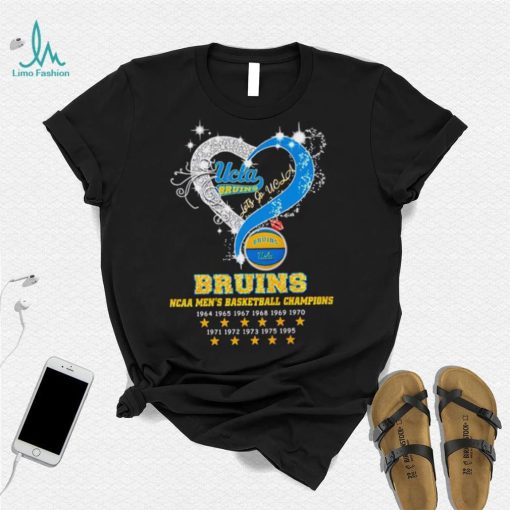 UCLA Bruins basketball let’s go UCLA Bruins NCAA men’s basketball Champions stars heart logo shirt