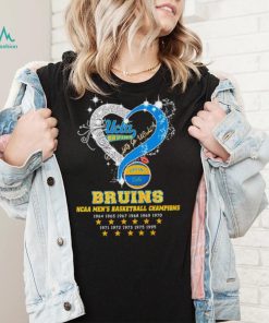 UCLA Bruins basketball let’s go UCLA Bruins NCAA men’s basketball Champions stars heart logo shirt