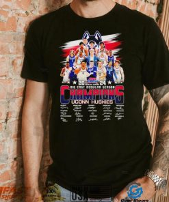 UConn Huskies 2024 Big East Regular Season Champions signatures shirt