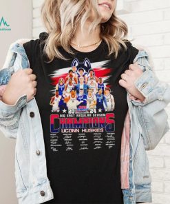 UConn Huskies 2024 Big East Regular Season Champions signatures shirt
