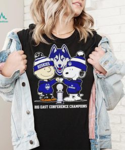 UConn Huskies Snoopy and Charlie Brown Big East Conference Champions go Huskies shirt