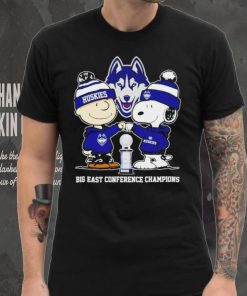 UConn Huskies Snoopy and Charlie Brown Big East Conference Champions go Huskies shirt