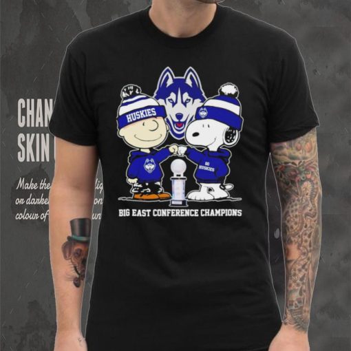 UConn Huskies Snoopy and Charlie Brown Big East Conference Champions go Huskies shirt