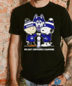 UConn Huskies Snoopy and Charlie Brown Big East Conference Champions go Huskies shirt