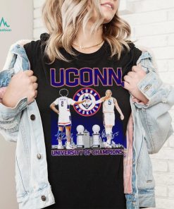 UConn Huskies Tristen Newton and Paige Bueckers University of Champions shirt