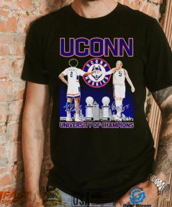 UConn Huskies Tristen Newton and Paige Bueckers University of Champions shirt