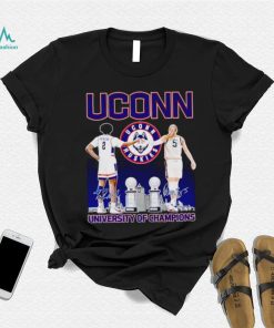 UConn Huskies Tristen Newton and Paige Bueckers University of Champions shirt