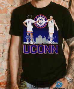 UConn Huskies Tristen Newton and Paige Bueckers signatures shirt, hoodie, sweater, long sleeve and tank top UConn Huskies Tristen Newton and Paige Bueckers signatures shirt