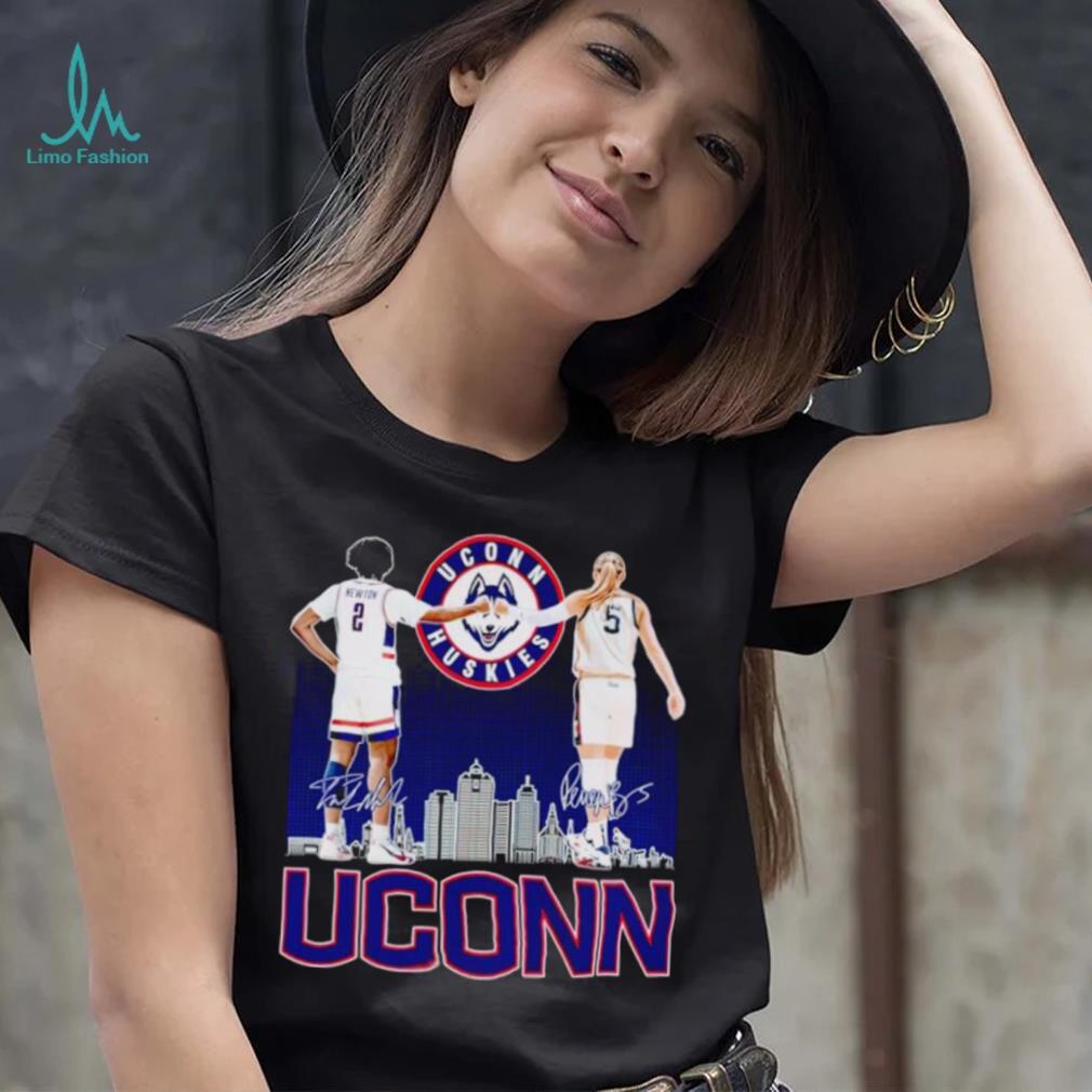 UConn Huskies Tristen Newton and Paige Bueckers signatures shirt UConn Huskies Tristen Newton and Paige Bueckers signatures shirt