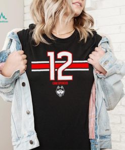 UConn Huskies basketball Cam Spencer number 12 logo shirt