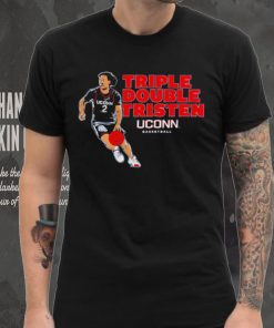 UConn Huskies basketball Tristen Newton triple double player shirt