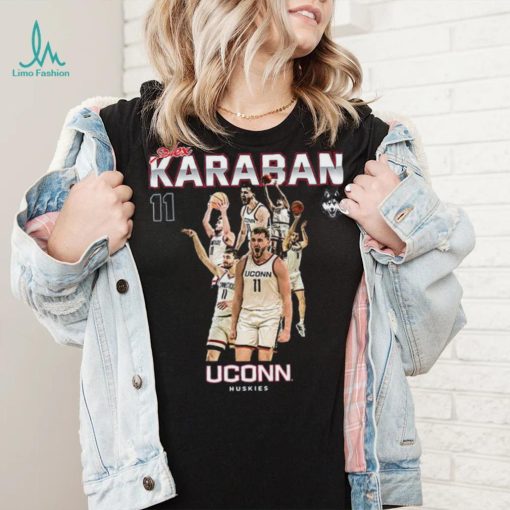UConn NCAA Men’s Basketball Alex Karaban Official 2023 2024 Post Season T Shirt