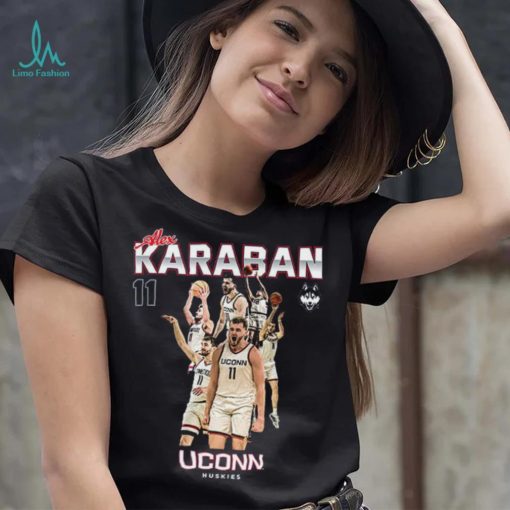 UConn NCAA Men’s Basketball Alex Karaban Official 2023 2024 Post Season T Shirt