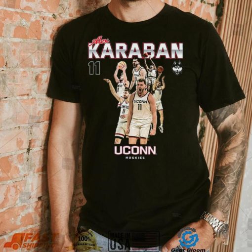 UConn NCAA Men’s Basketball Alex Karaban Official 2023 2024 Post Season T Shirt