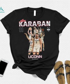 UConn NCAA Men's Basketball Alex Karaban Official 2023 2024 Post Season T Shirt