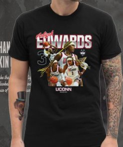 UConn NCAA Women’s Basketball Aaliyah Edwards Official 2023 2024 Post Season T Shirt