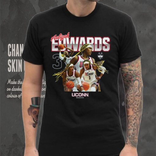 UConn NCAA Women’s Basketball Aaliyah Edwards Official 2023 2024 Post Season T Shirt